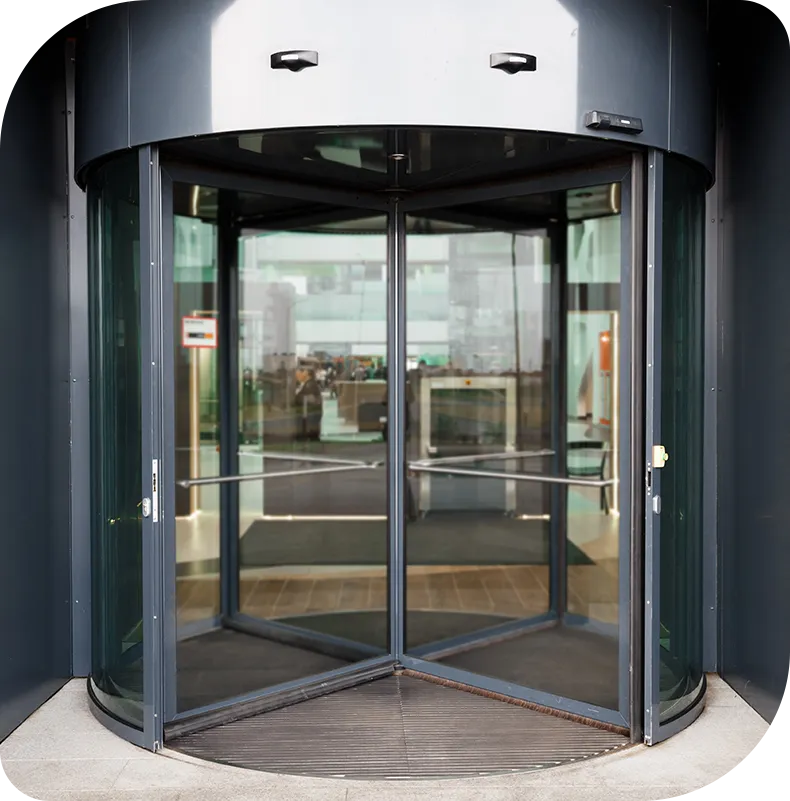 hotel circular door